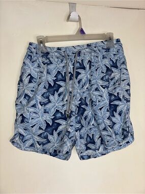 Vilebrequin Moorea Palm-Leaf Swim Trunks